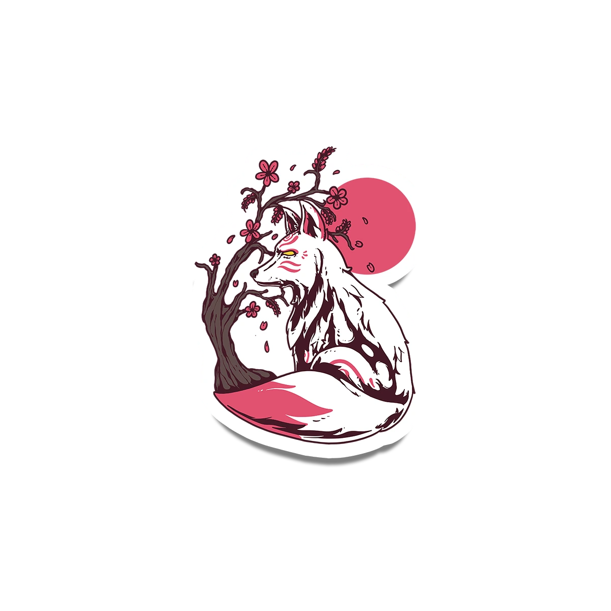 Kitsune Sticker